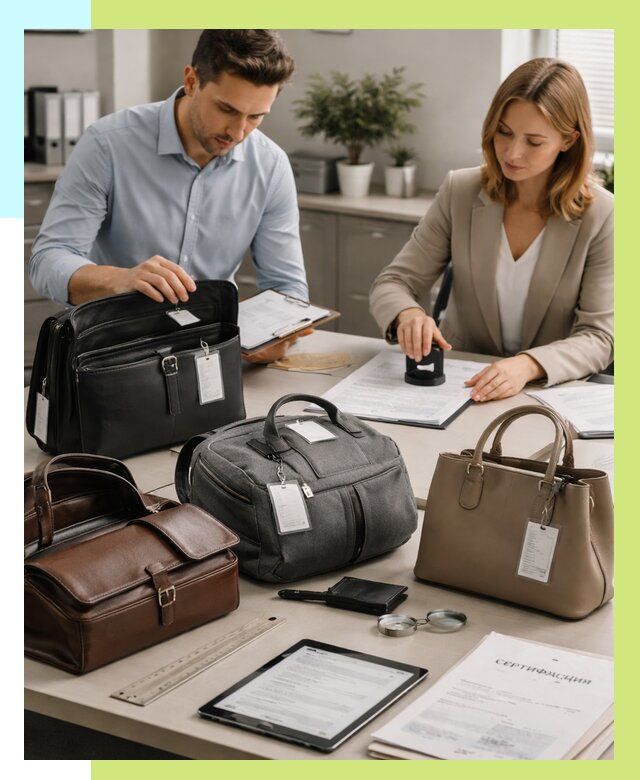 Сертификация сумок в Сосногорске от 7737 руб. | Алешин-Сно