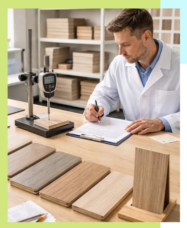 Сертификация ламината с испытаниями и оформлением документов в Сосногорске