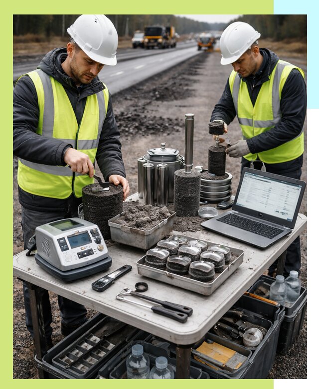 Сертификация асфальта: испытания и подтверждение в Сосногорске