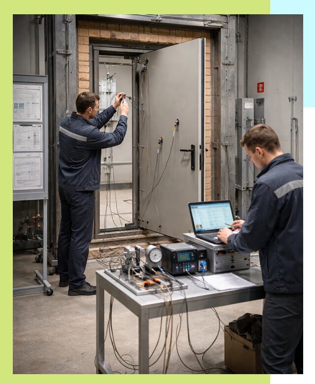 Сертификация противопожарных дверей в Сосногорске по ГОСТ и ТР