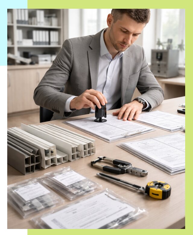 Сертификация ПВХ продукции в Сосногорске от 8769 р., Алешин-Сно