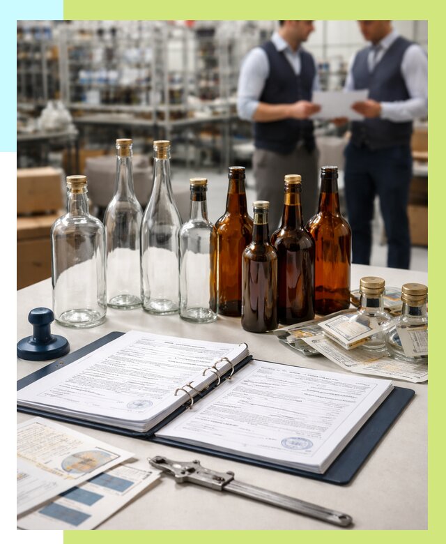 Сертификация стеклянных бутылок в Сосногорске от 25790 р. | Алешин-Сно