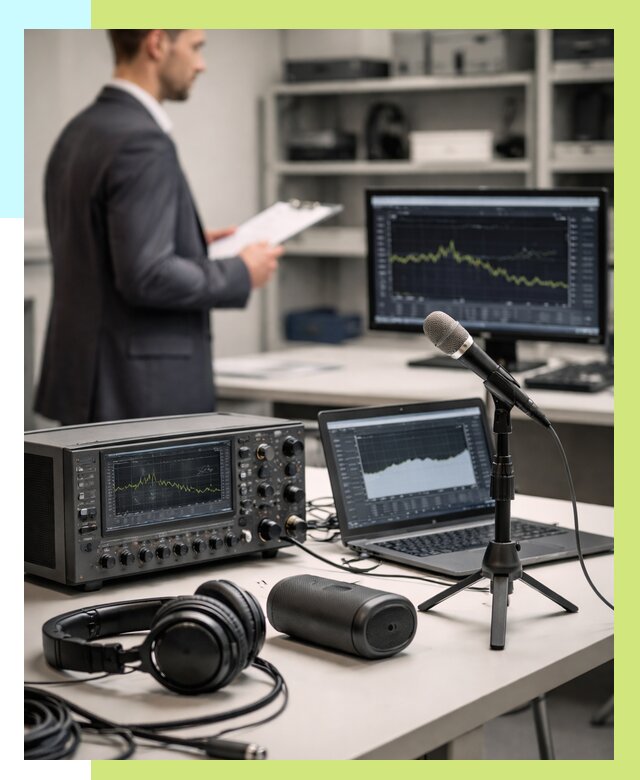 Сертификация аудиотехники в Сосногорске от 15474 р., Алешин-Сно