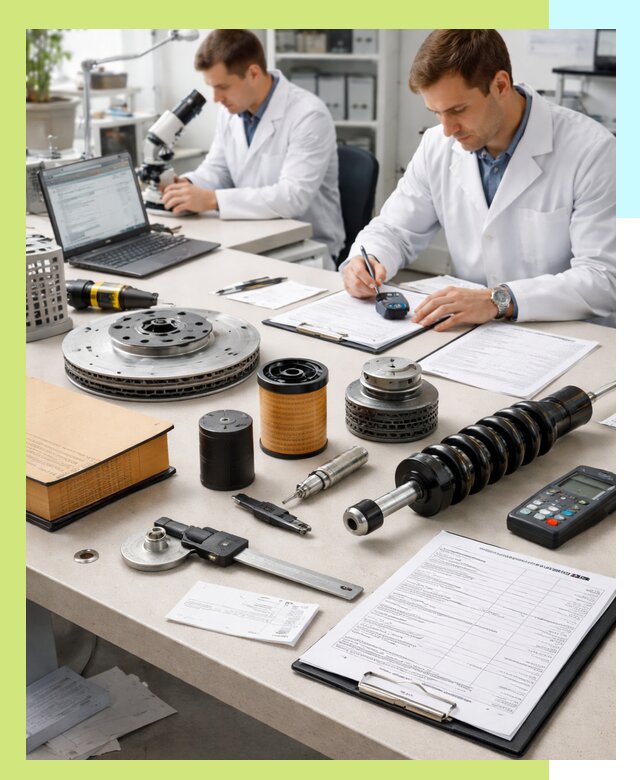 Сертификация автозапчастей и комплектующих в Сосногорске по ГОСТ