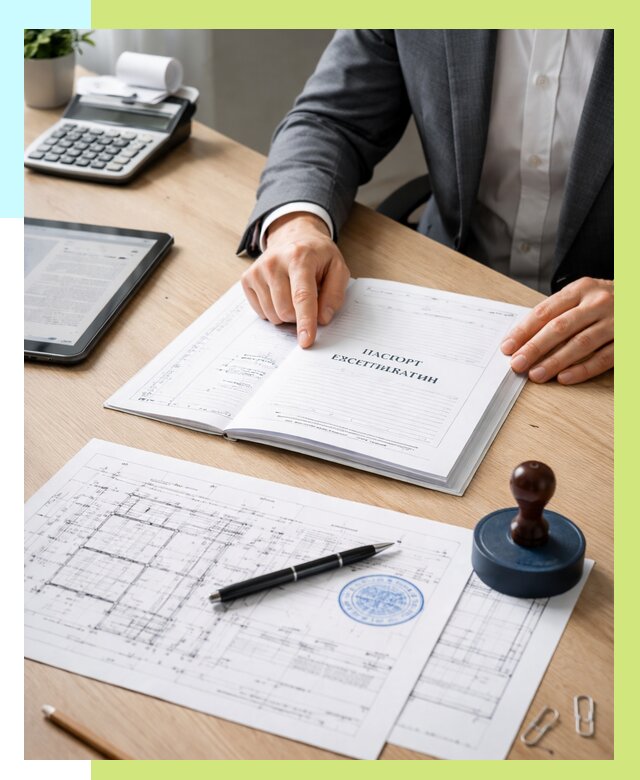 Паспорт эксплуатации в Сосногорске под ключ от 4642 р. Алешин-Сно