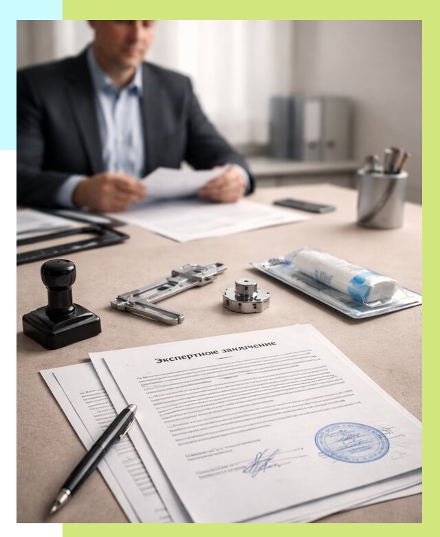 Экспертное заключение на продукцию в Сосногорске от 8769 р. | Алешин-Сно