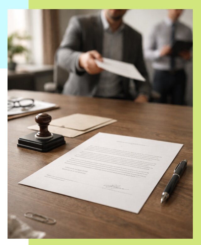 Отказное письмо по сертификации в Сосногорске от 3611 р. | Алешин-Сно