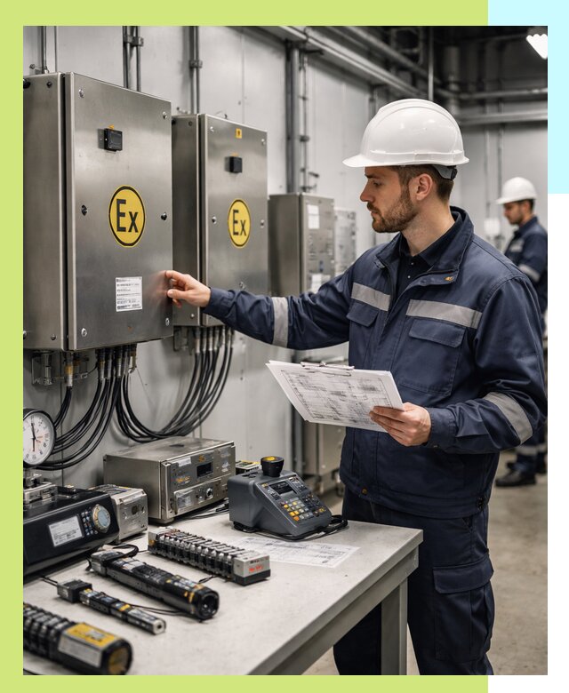 Сертификат взрывозащиты промышленного оборудования в Сосногорске