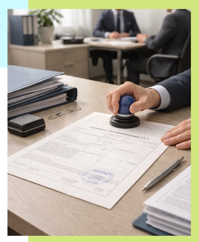 Сертификат происхождения СТ 1 в Сосногорске от 4642 р. | Алешин-Сно