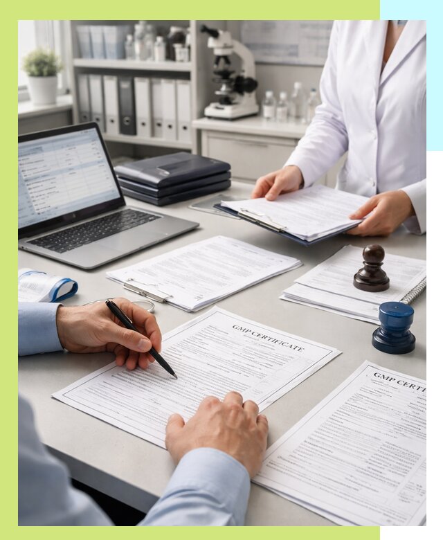 Оформление сертификата GMP в Сосногорске для фармпроизводства