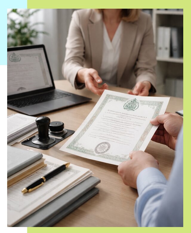 Халяль сертификат в Сосногорске, получить от 15474 р. | Алешин-Сно