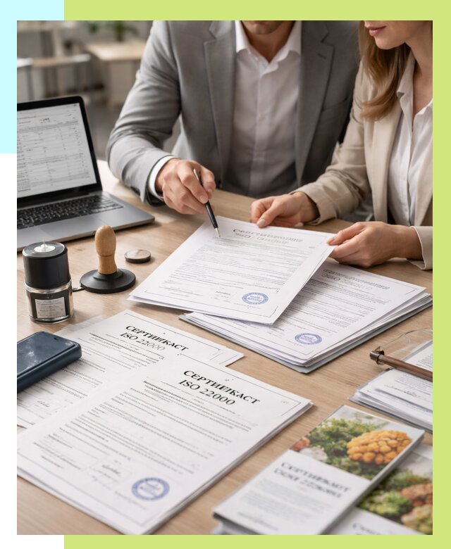 Сертификат ISO 22000 в Сосногорске от 41264 р. под ключ | Алешин-Сно