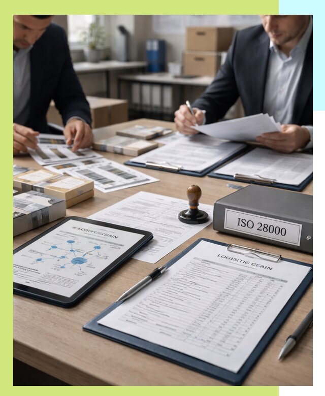 Получение сертификата ISO 28000 по безопасности цепи поставок в Сосногорске
