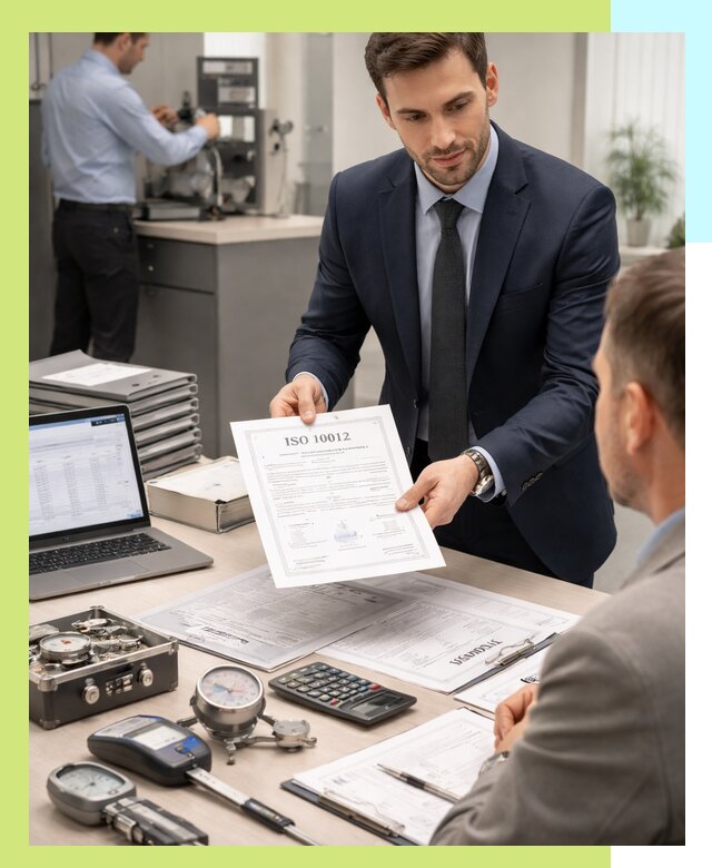 Выдача сертификата ISO 10012 по требованиям метрологии в Сосногорске