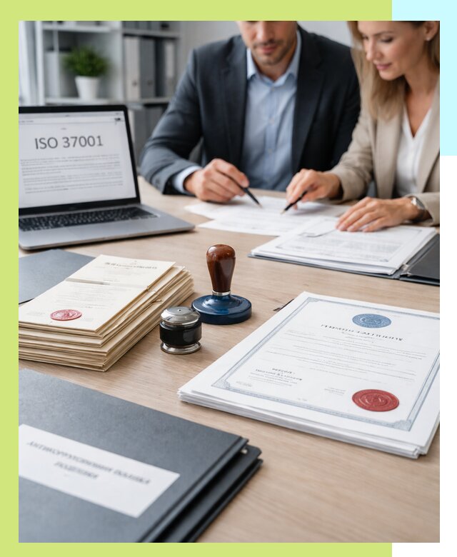 Получение сертификата ISO 37001 по системе борьбы с коррупцией в Сосногорске